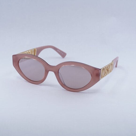 Moschino MOS160/S 035J 2S Sunglasses Pink Cat Eye Frame, Pink Lenses - Picture 1 of 11